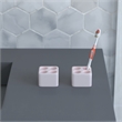 Modern Quick Dry Absorbent Diatomite Stone Bathroom Toothbrush Holder in Pink