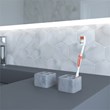 Modern Quick Dry Absorbent Diatomite Stone Bathroom Toothbrush Holder in Gray