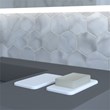 Modern Quick Dry Absorbent Bathroom Diatomite Stone Soap Dish in White