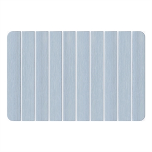 24x15&quot Modern Diatomite Stone Medium Bath Mat in Manor Blue