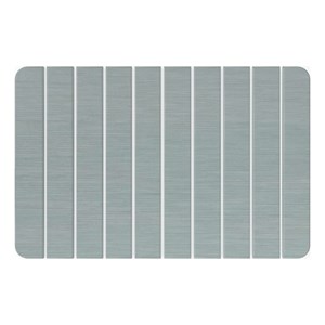 24x15&quot Modern Diatomite Stone Medium Bath Mat in Turquoise Green