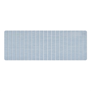 Contemporary Super absorbent Diatomite Stone Extra Large 58x21&quot Bath Mat in Blue