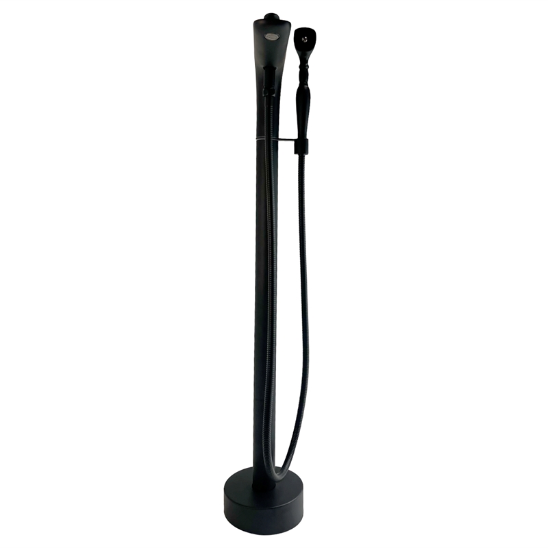 Venus Square head tub filler faucet with Breeze Handle - Matte Black