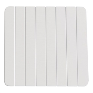 16x12&quot Modern Diatomite Stone Small Kitchen Mat in Natural  White