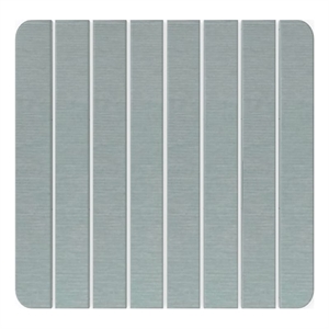Contemporary Diatomite Stone Small 16x12&quot  Bath Mat in Turquoise Green