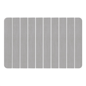 35x24&quot Modern Diatomite Stone Large Wide Bath Mat in Gray