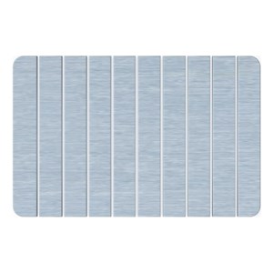 35x24&quot Modern Diatomite Stone Large Wide Bath Mat in Manor Blue