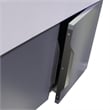 Modern Aluminum Thin Metal Black Pull Handle - Single