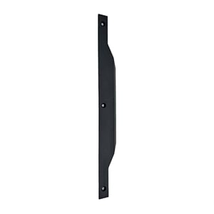 Modern Aluminum Thin Metal Black Pull Handle - Single