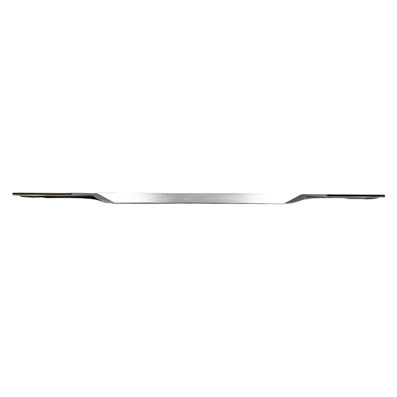 Modern Aluminum Thin Metal Brushed Pull Single Handle in Nickel