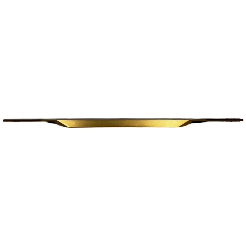 Modern Aluminum Thin Metal Gold Pull Handle - Single