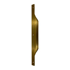 Modern Aluminum Thin Metal Gold Pull Handle - Single