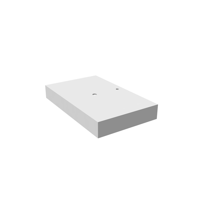 36 Inch Wide White Bathroom Solid Surface Stone Countertop For Sink
