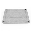Morden Bathrooms and Kitchens Premium LuxeStone Culinary Dish Drying Board -Gray