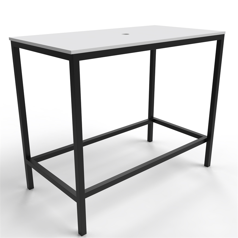 Luminous Black Stainless Steel Metal Vanity Set with Light Black Glass  Sink
