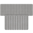 Diatomite Stone Quick-Dry Water Absorbing Bath Mat Sets-X-Large+Medium Gray Mats