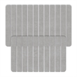 Diatomite Stone Quick-Dry Water Absorbing Bath Mat Sets-Large + Medium Gray Mats