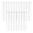Diatomite Stone Quick-Dry Water Absorbing Bath Mat Sets-Large + Small White Mats
