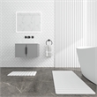 Diatomite Stone Quick-Dry Water Absorbing Bath Mat Sets-XLarge+Medium White Mats
