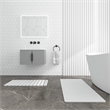 Diatomite Quick-Dry Water Absorbing Bath Mat Sets-XLarge+Large Natural White Mat