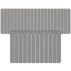 Diatomite Quick-Dry Water-Absorbing Kitchen Mat Sets - X-Large + Large Gray Mats