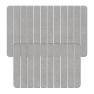 Diatomite Quick-Dry Water-Absorbing Kitchen Mat Sets - Large + Medium Gray Mats