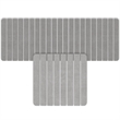 Diatomite Quick-Dry Water-Absorbing Kitchen Mat Sets - X-Large + Small Gray Mats