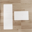 Diatomite Quick-Dry Water-Absorbing Kitchen Mat Sets -X-Large + Large White Mats