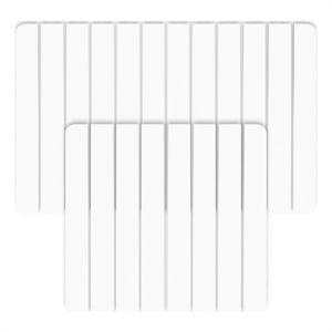 Diatomite Quick-Dry Water-Absorbing Kitchen Mat Sets - Large + Small White Mats