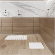 Diatomite Quick-Dry Water-Absorbing Kitchen Mat Sets - Large+Small Natural White