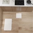 Diatomite Quick-Dry Water-Absorbing Kitchen Mat Sets - Large+Small Natural White
