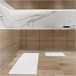 Diatomite Quick-Dry Water-Absorbing Kitchen Mat Sets-XLarge+Medium Natural White