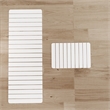 Diatomite Quick-Dry Water-Absorbing Kitchen Mat Sets-XLarge+Medium Natural White