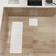 Diatomite Quick-Dry Water-Absorbing Kitchen Mat Sets -XLarge+Small Natural White