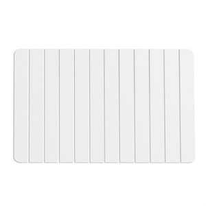 34x21&quot Modern Diatomite Stone Large Kitchen Mat in White