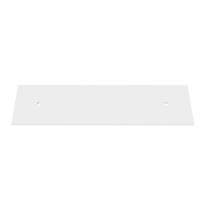 72&quot Modern Solid Surface Minimalist Thin Vanity Countertop - White