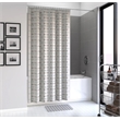 Morden Colorful Dash Cotton Fabric Shower Curtain - 70