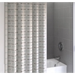 Morden Colorful Dash Cotton Fabric Shower Curtain - 70