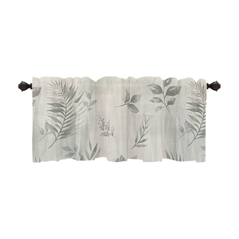 Rothbury Green Leaf Printed Fabric Waterproof  Shower Curtain - 70
