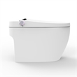 Pacific White Smart Toilet - 1.28GPF Efficient Elongated Design