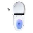 Pacific White Smart Toilet - 1.28GPF Efficient Elongated Design