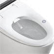 Pacific White Smart Toilet - 1.28GPF Efficient Elongated Design