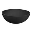 Veyra Matte Black Solid Surface Round Vessel Sink