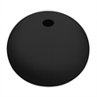 Veyra Matte Black Solid Surface Round Vessel Sink