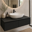 Morden 36 Inch Wide Solid Surface Black Countertop