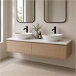 Morden 60 Inch Wide Solid Surface White Countertop