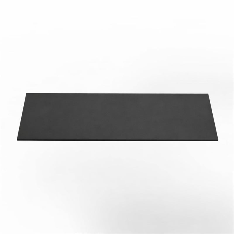 Morden 60 Inch Wide Solid Surface Black Countertop
