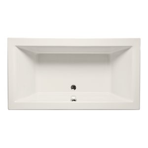 Malibu Home Zanzibar Massaging Air Jet Bathtub 72&quotx 42&quotx 22&quot in Biscuit