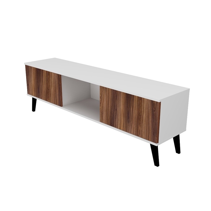Eden Home Mid-Century Wood TV Stand for TVs up to 60