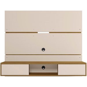 Eden Home Wood Floating Entertainment Center for TVs up to 55&quot in Off White